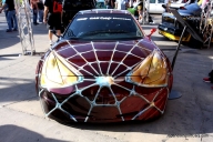 Airbrush on toyota celica spiderman - Tuning Cars Airbrush 