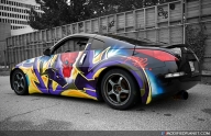 Street Custom Air Brushed Nissan 350Z - Tuning Cars Airbrush 