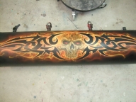 Tribal skull by UncleDs - Kustom Airbrush