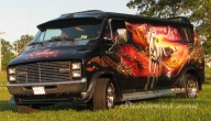 Stallion,airbrushed custom van by virtualvanner - Kustom Airbrush