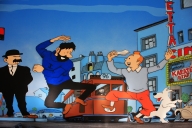 Tintin Mural - Cheekyairbrushing com au