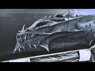 Cтудия CRAZY BRUSH. Аэрография. Dragon - Airbrush Videos