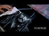 Amazing Airbrush - Jack Sparrow - Pirates of the Caribbean On Stranger Tide - Speed Paint (HD) - Airbrush Videos