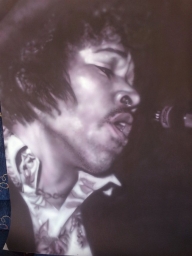 airbrush - Jimi Hendrix Purple haze by Julia Tapp - Airbrush Artwoks