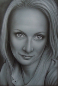 Airbrush portrait BB by kshandor - Fotorealismo