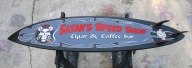 Satan's Speed Shop surfboard - Kustom Airbrush