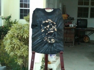 airbrush 3d skull - trife gang clothing