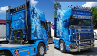 Airbrushed Scania 164L - Airbrush Art