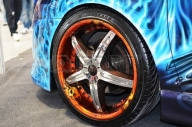 Bucharest, Romania, 2012 - Custom Airbrushed Rims. - Airbrush Artwoks