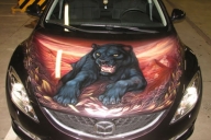 mazda rx6 hood - Kustom Airbrush