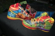 Nike Dunk High "What The Vengers" Customs By Expression Airbrush - SneakerNews.com - Airbrush Artwoks