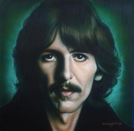 George Harrison by Tim Scoggins - George Harrison Painting - Fotorealismo