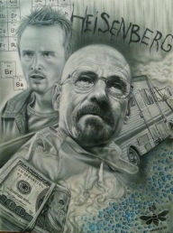 Breaking Bad Airbrush Canvas by maffikus - Favorite Art