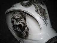 Pitbull tank for gixxer 4 by Jonny5nLala - Airbrush Artwoks