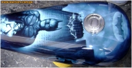 airbrus custom paint - Chopper American IronHorse 1800 Batman  The Dark Knight