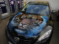 Mazda Airbrush Bonnet - Aerografia su Gomme