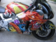 Suzuki custom paint - Airbrush Artwoks