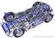 The airbrush artwork of automotive artist Makoto Ouchi - Favorite Art