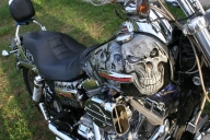 finished skull bike - Kustom Airbrush