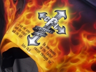 Christ For Life Motorcycle with RealFire &ndash; Custom Painted Vehicles - ART