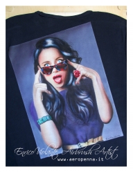 katy perry on t-shirt... - Airbrush Artwoks