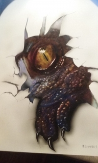 Dino egg hatching - Basepaint
