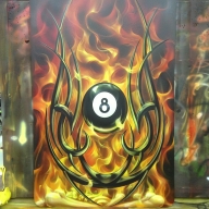 skull true fire - Airbrush Artwoks