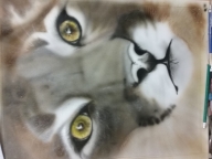 second layer of color and adding some details - Airbrush Step by Step