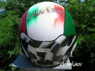 Rally helmet - ArteKaos Airbrush - ArteKaos Airbrush