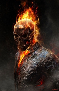 Ghost Rider - Its not Airbrush but an exellent example, for your own.
Good Work! - Comics References