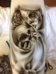 airbrush on fender - Kustom Airbrush