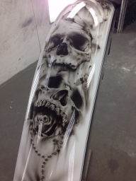 airbrush on fender - Kustom Airbrush