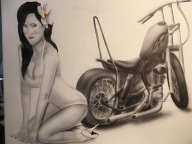 bikegirl - Airbrush Garage