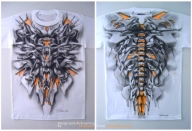 t-shirt made with airbrush - Favorite Art