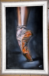 Ballerina
Airbrush on canvas. - Airbrush Artwoks