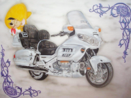 Goldwing airbrush - vehicles