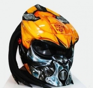 $399 for this Motorrad Helm Predator Terminator handmade airbrush exklusiv in Gr. XL - Kustom Airbrush