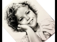 Airbrush drawing Shirley Temple - YouTube - Airbrush Videos