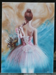 airbrush on canvas #zuyusartistry.com - Kustom Airbrush