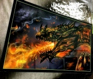 Magic Dragon and Flames - Kustom Airbrush