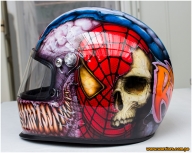 Airbrush Step by Step - custom helmet