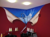 Arbeitsbeispiel-Wandmalerei Airbrush - Airbrush Artwork and Murals