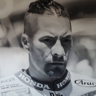 Nicky Hayden - Airbrush Art by Verino Iacovitti - Favorite Art