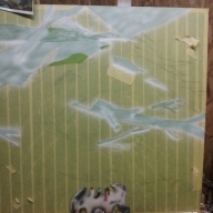 Muskie on ground alum. - Airbrush Step by Step
