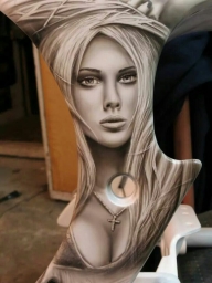 Airbrush portrait - Airbrush Artwoks