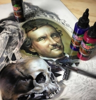 Really impressive #art - @airoilandlead - Top Airbrush Artwork on the Web