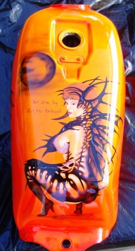 Airbrushed art,Airbrush,Airbrush cars,bkes,helmets | Let me airbrush - Kustom Airbrush