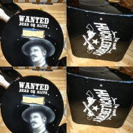 Custom Doc Holiday Wendy's pancake welding hoods by ZimmerDesignZ.com  - Welding helmets