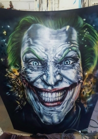 Joker by @TankGirlAirbrushArt - Kustom Airbrush