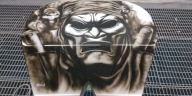 Detail: The #Spartan - by ArteKaos Airbrush - ArteKaos Airbrush